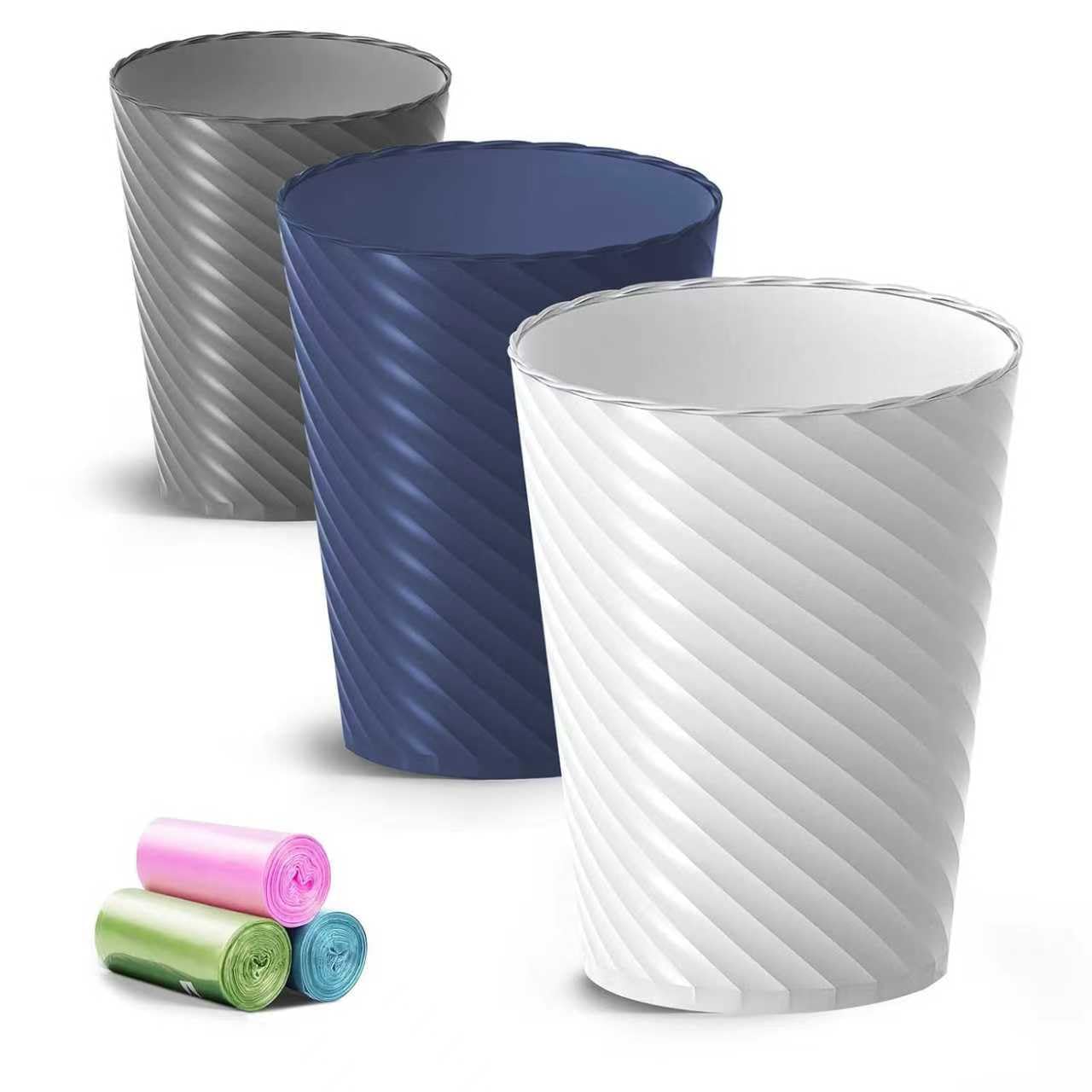 Bathroom Trash Can 3 Pack (3 Count)