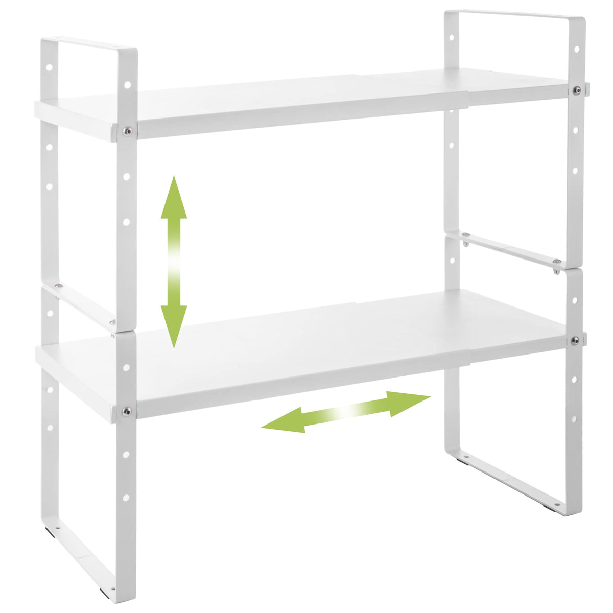 Expandable Cabinet Shelf Organizer Rack (2 Count)