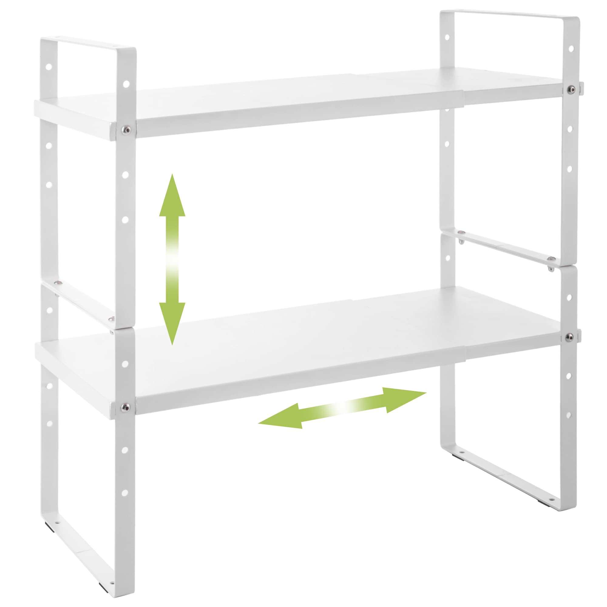 Expandable Cabinet Shelf Organizer Rack (2 Count)