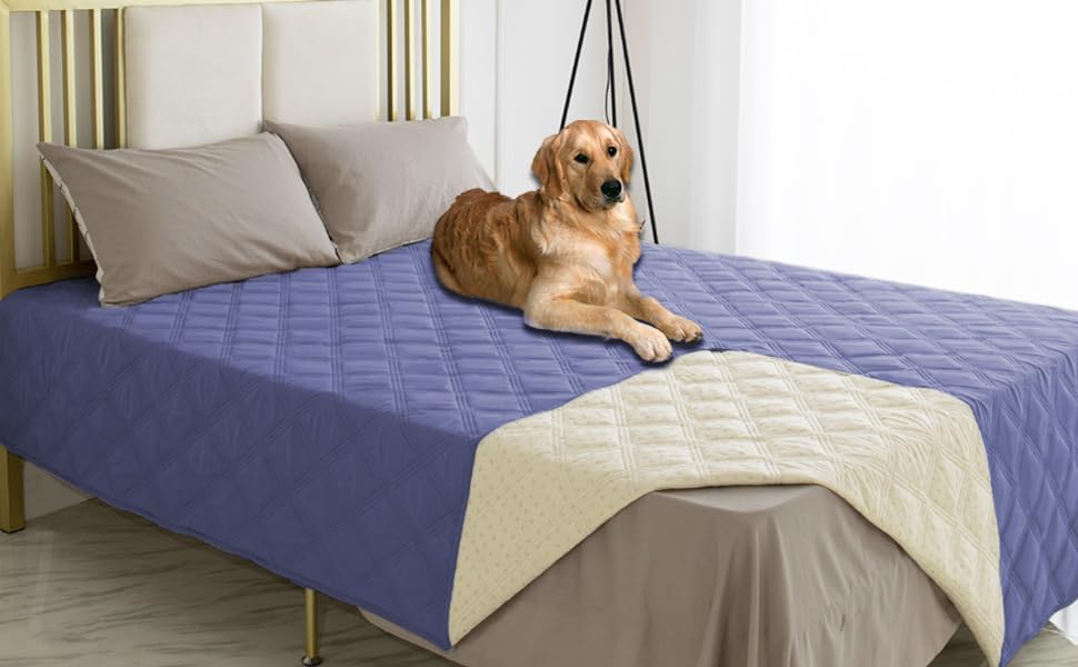 Waterproof Dog Bed Cover Pet Blanket with Anti