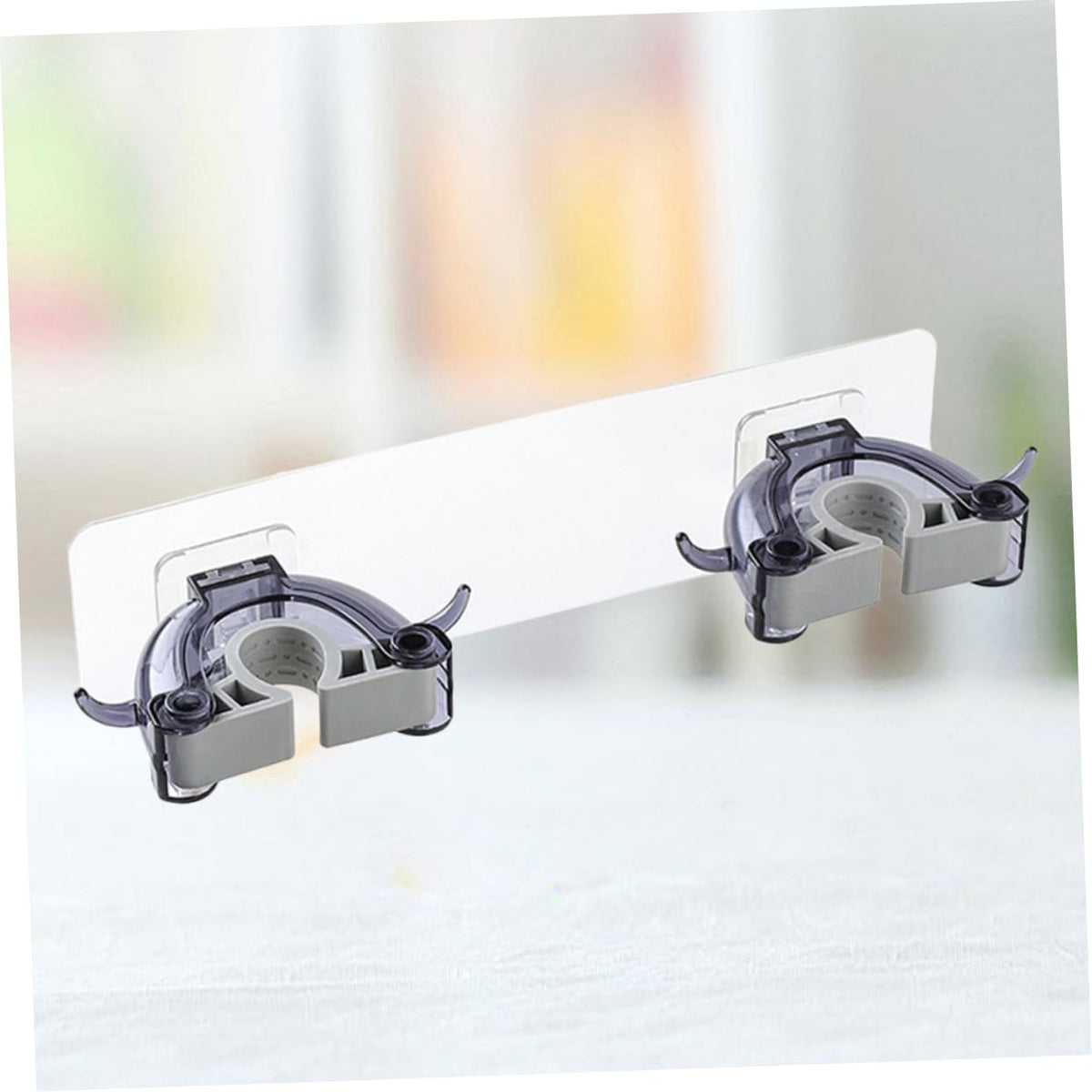 3pcs Multi Function Broom Hanger Mop Holder Wall Mount Broom Rack for Home Kitchen Organization