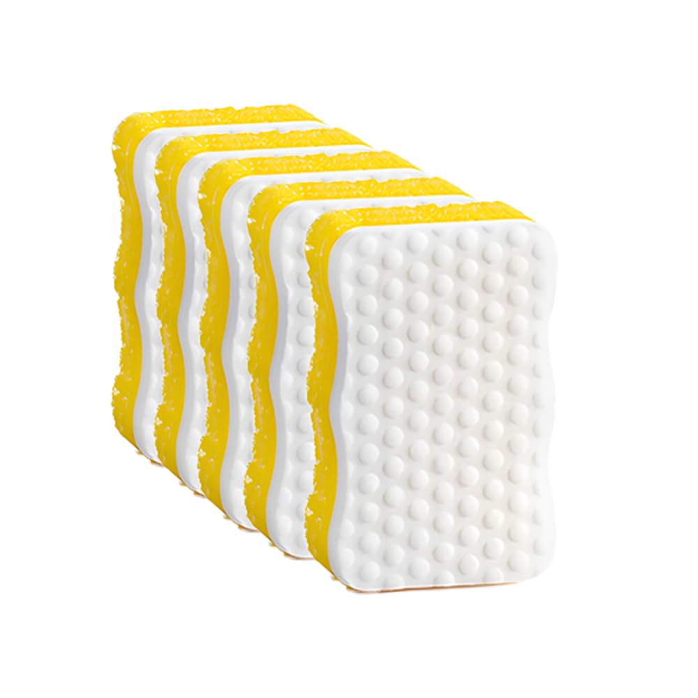 Wave Shaped Scrub Sponges for Kitchen Cleaning