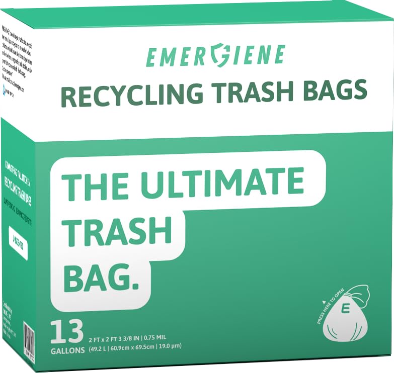13 Gallon Recycling Trash Bags (200 Count)
