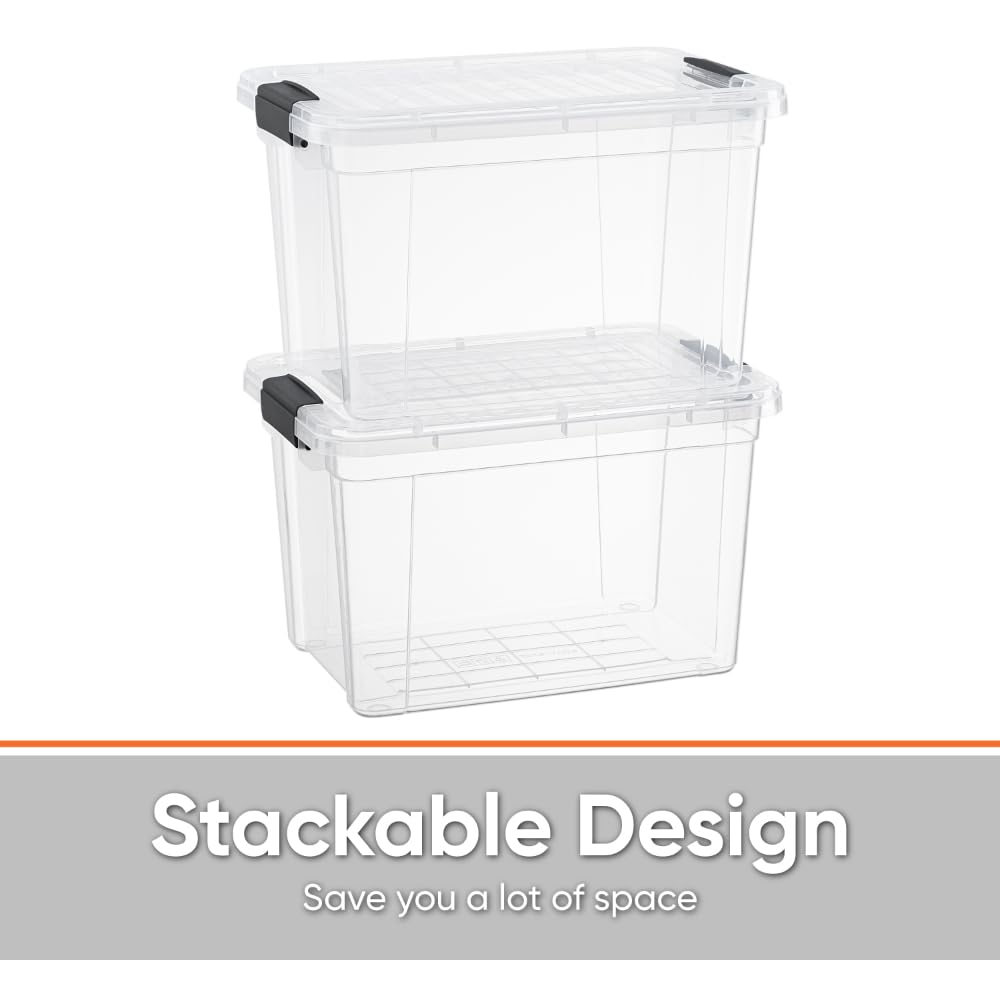 Storage Bins with Lids