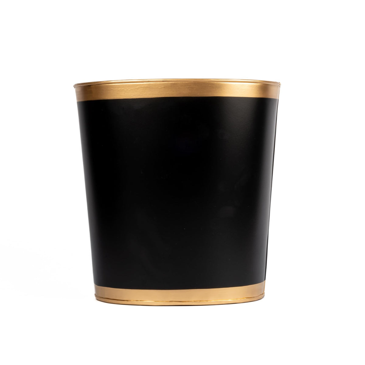 Jaye’s Studio Matte Black Waste Basket For Bathroom