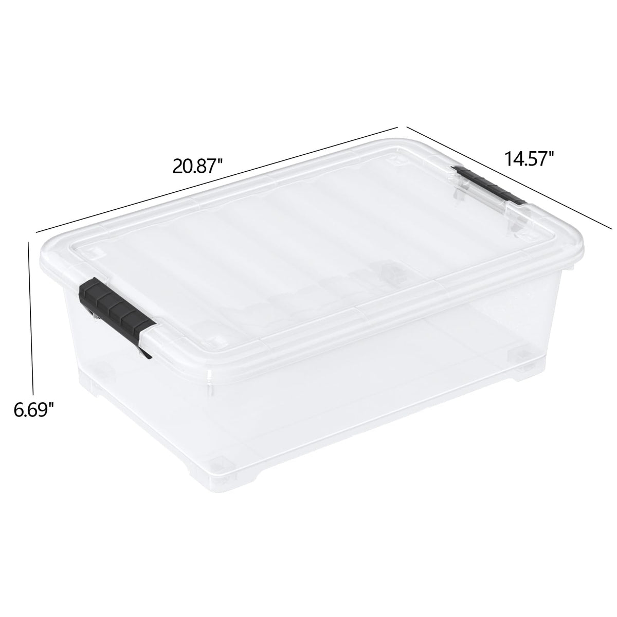 Under Bed Storage Containers with Lid (4 Count)