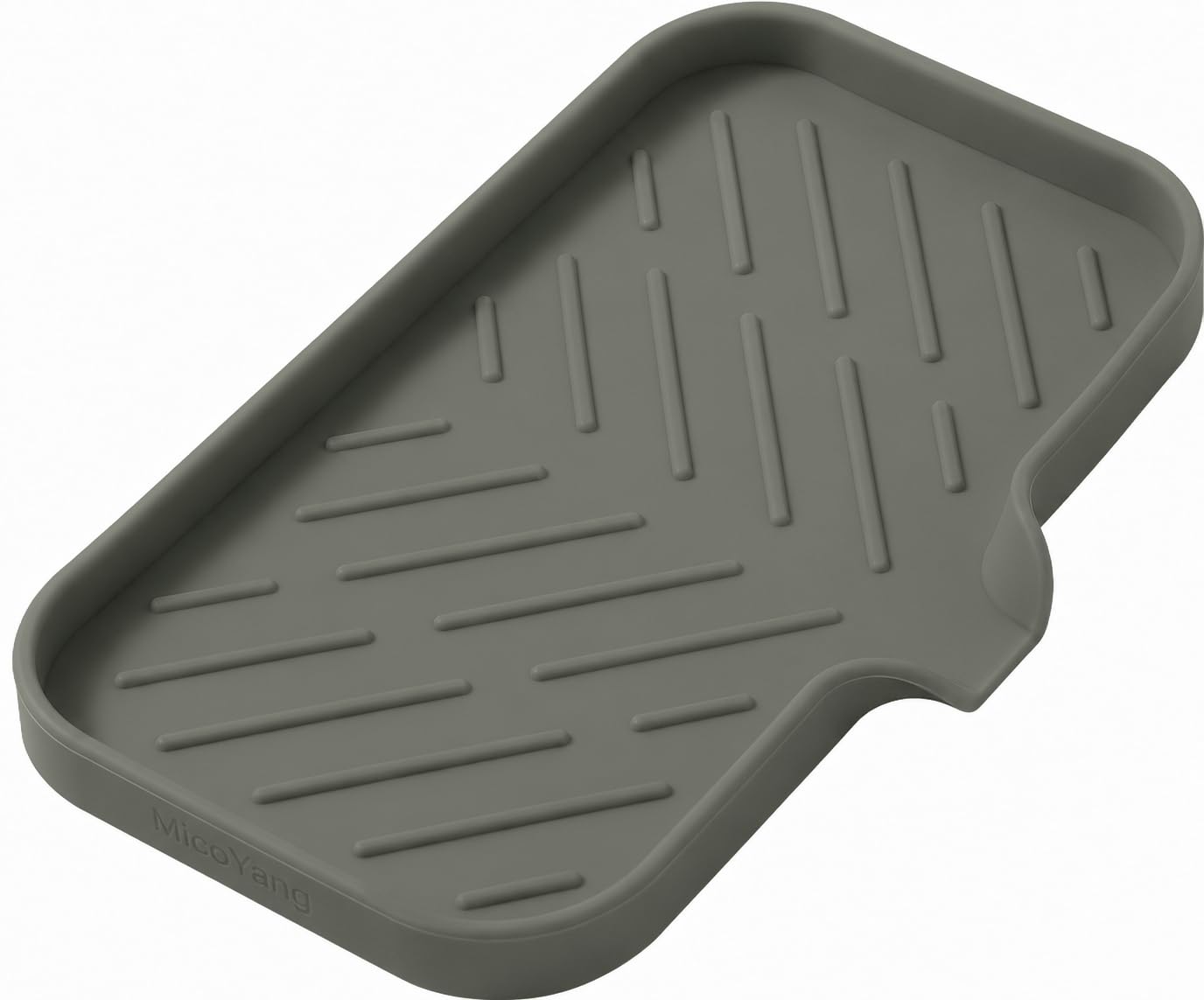 Silicone Soap Dish with Drain Spout