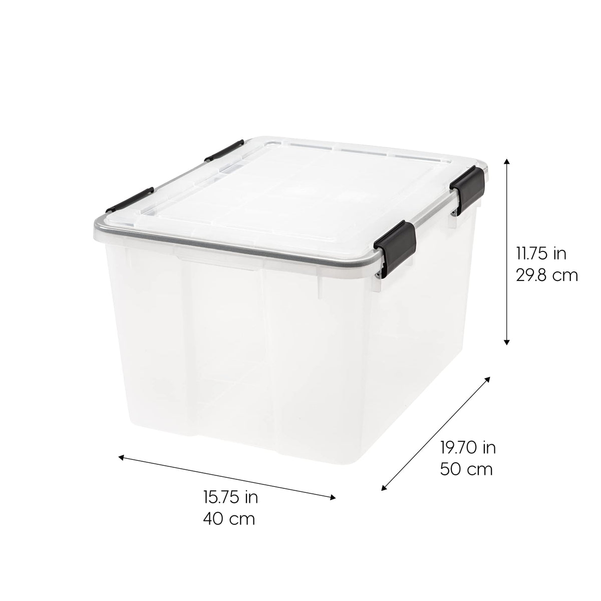 WeatherPro Storage Bins with Lids (2 Count)