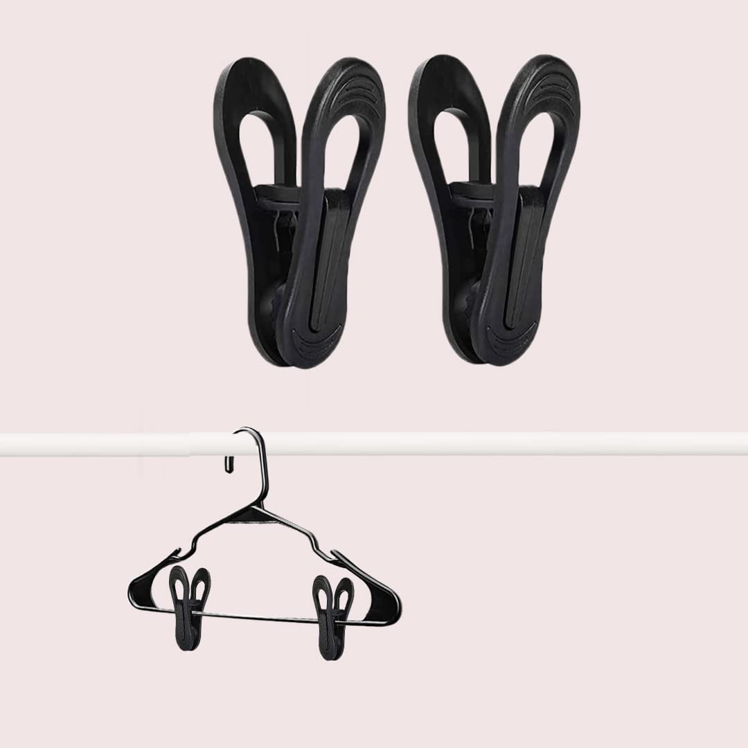 Black Hanger Clips 60 PCS