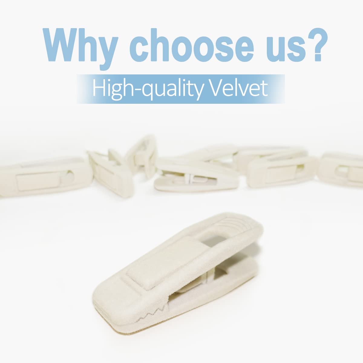 Velvet Hanger Clips (40 Count)