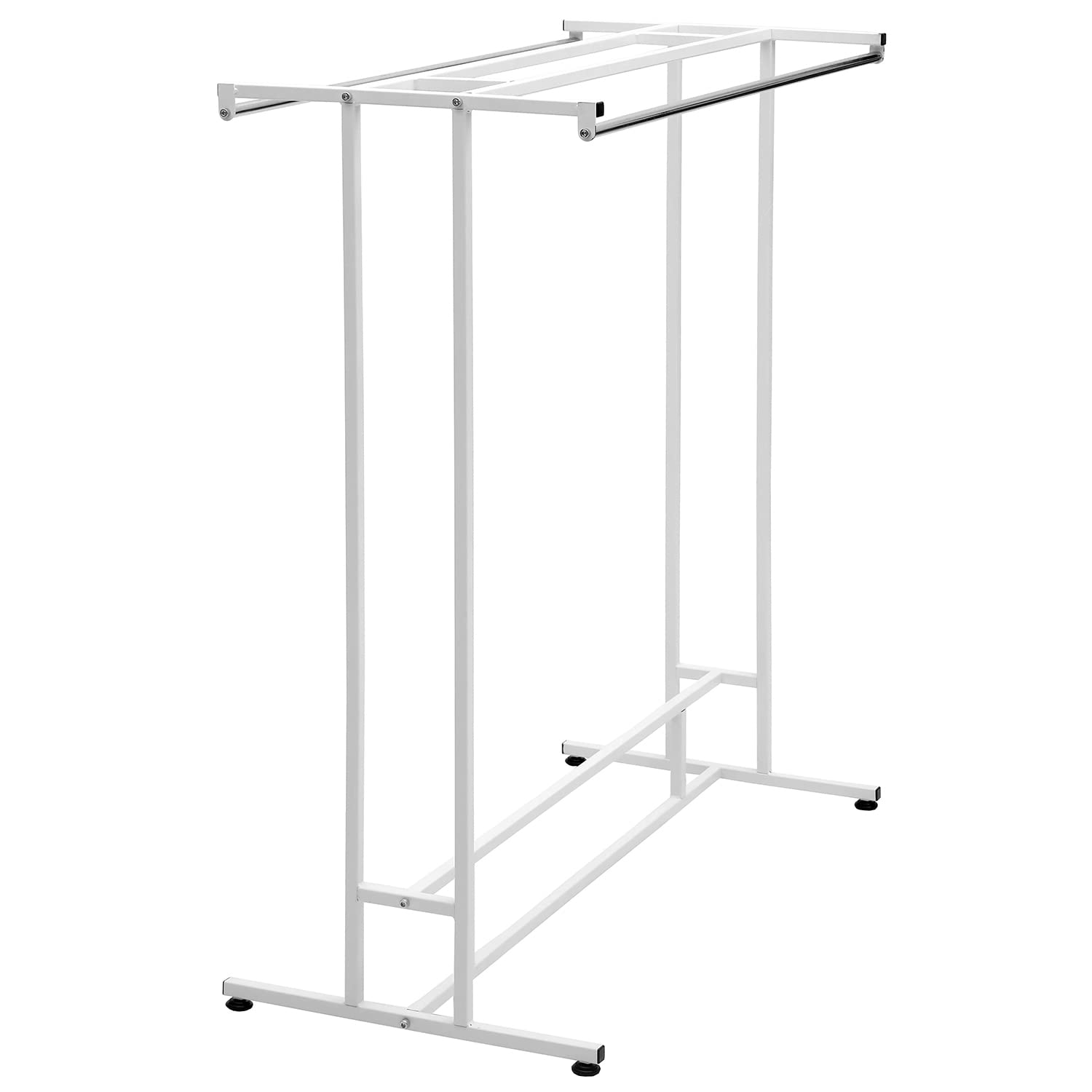 White Metal Garment Rack