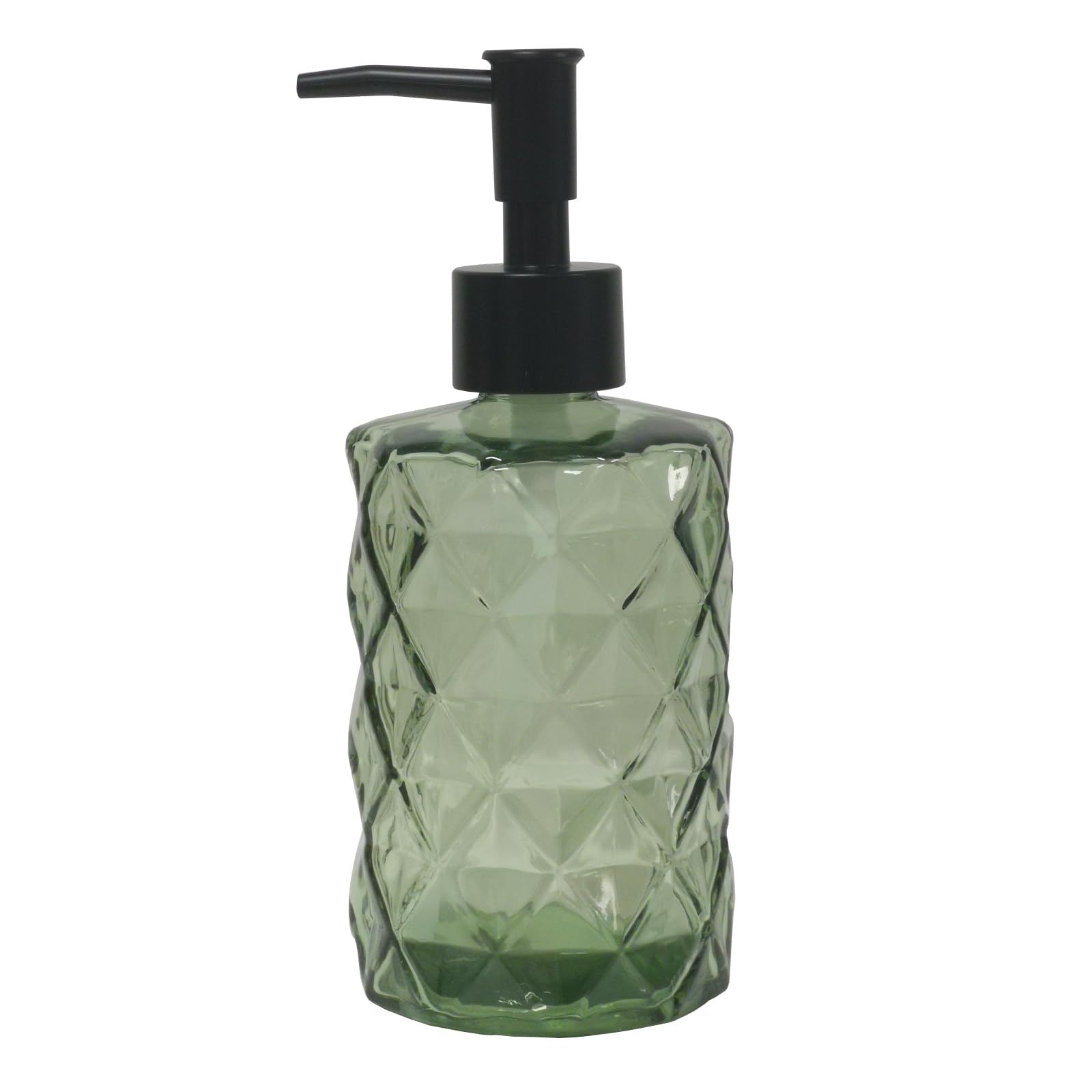 Green Glass Soap Dispenser
