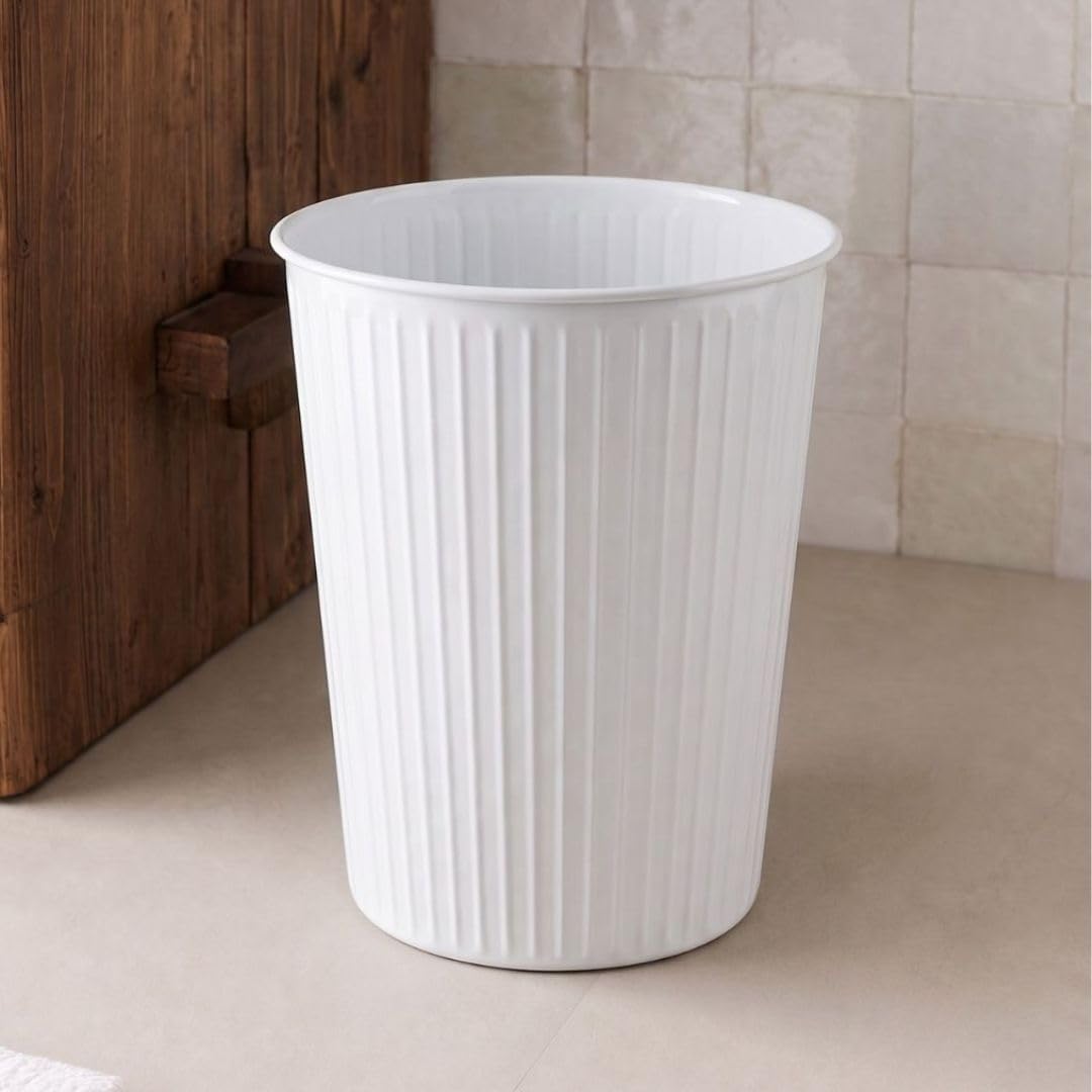 Metal Bathroom Trash Can