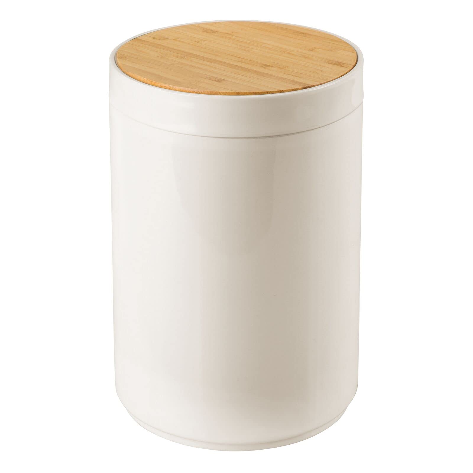 Plastic Round Trash Can Small Wastebasket
