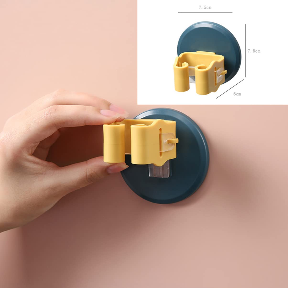6pcs Mop and Broom Holder Wall