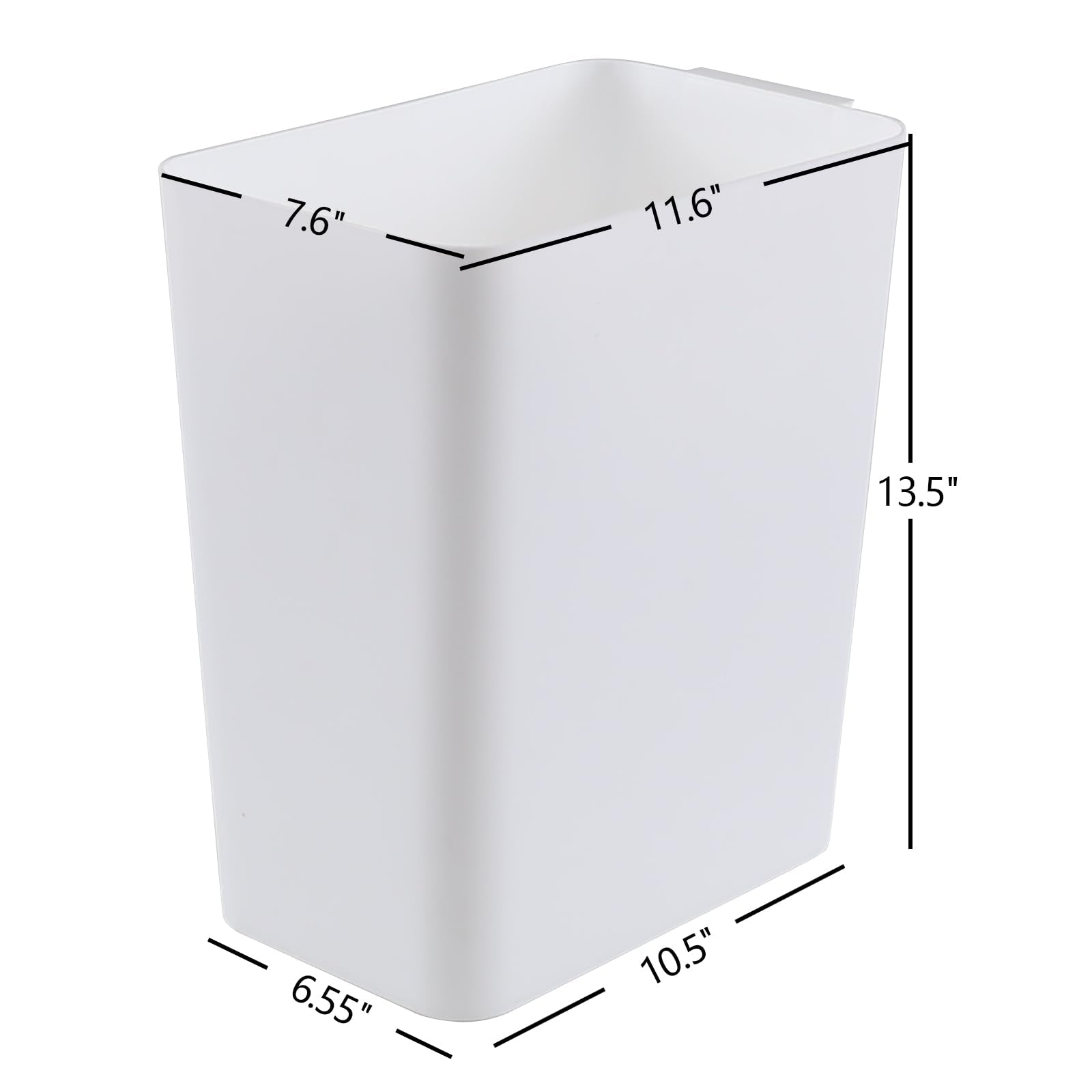 Plastic Trash Wastebasket 3 (3 Count)
