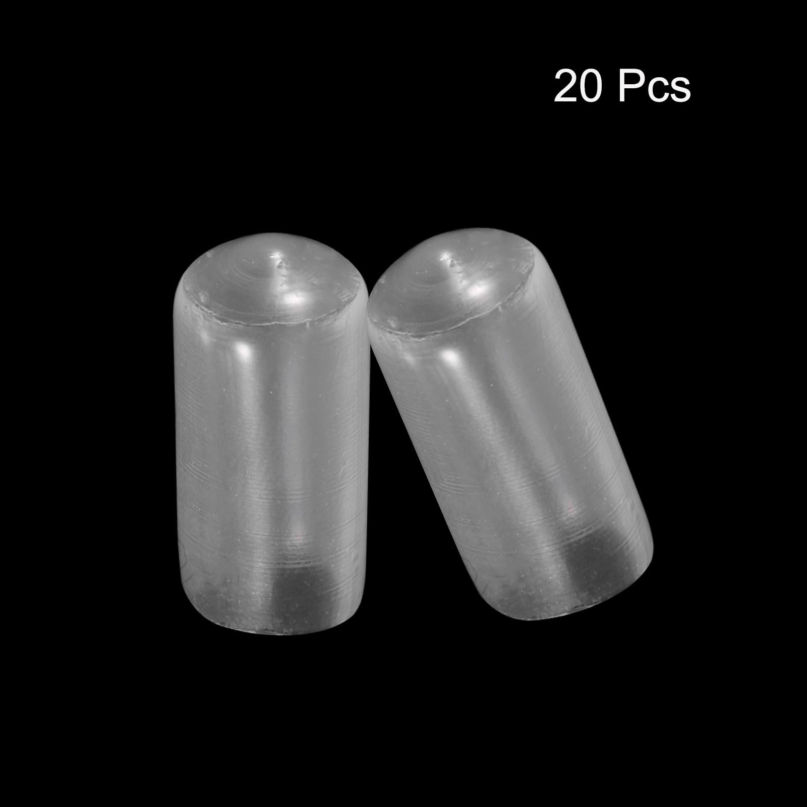 20pcs Rubber End Caps 9.5mm