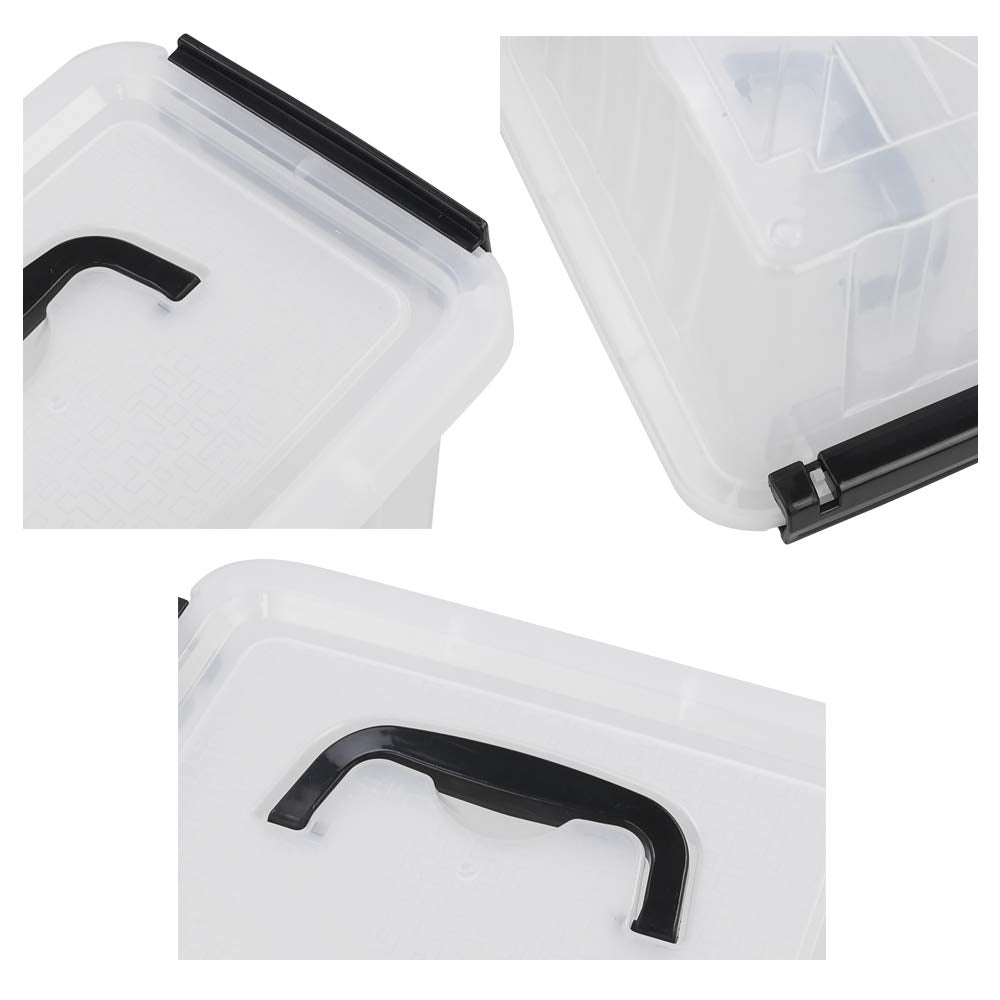 Small Plastic Latching Box (6 Count)