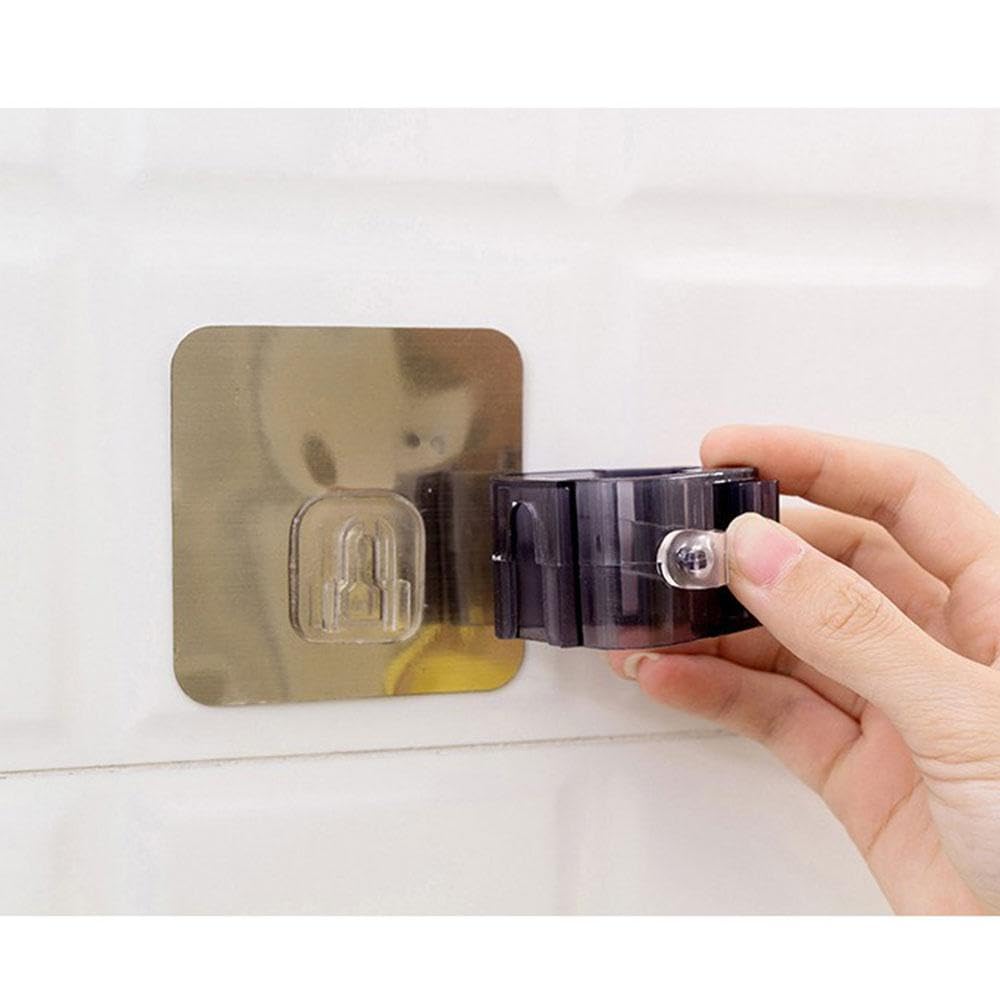 3 Pcs Wall Mounted Mop Holder Self (3 Count)