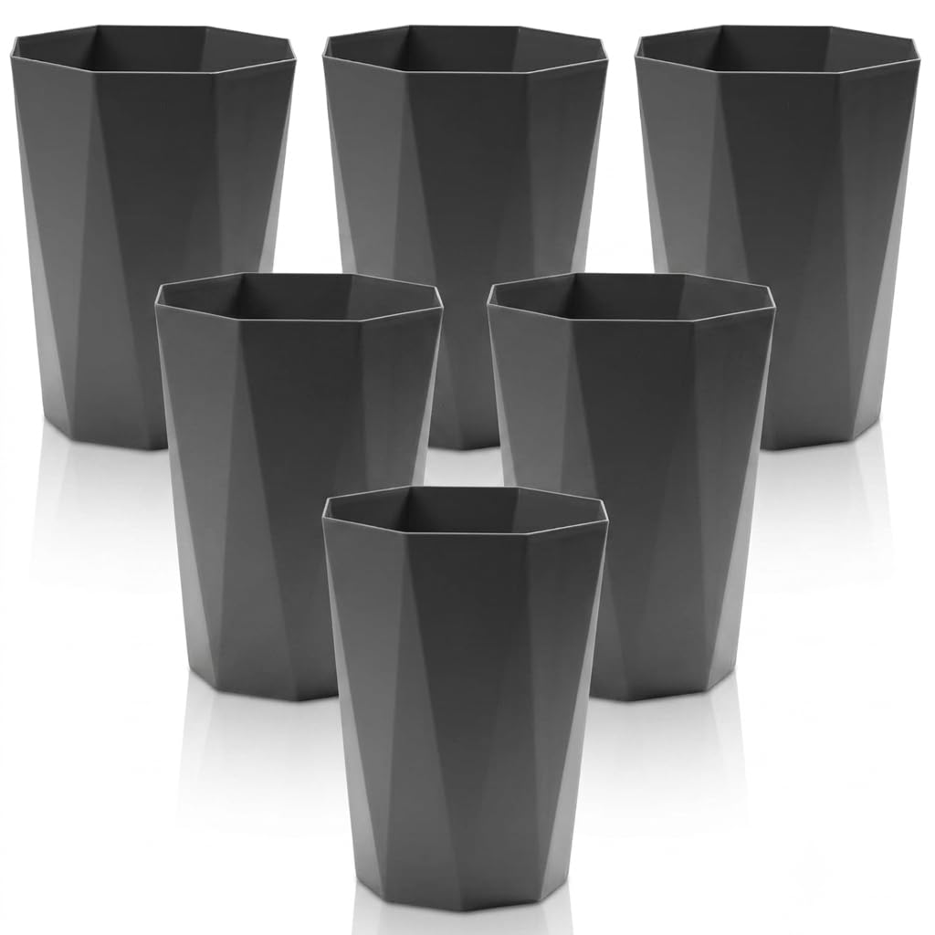 6 Pack 12L Wastebasket (6 Count)