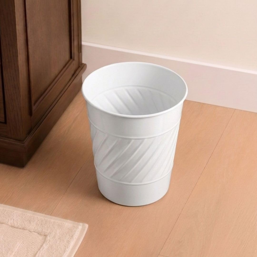 Metal Bathroom Trash Can