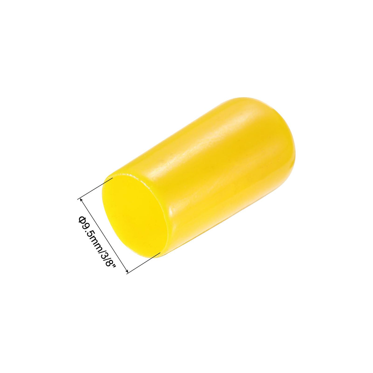 20pcs Rubber End Caps 9.5mm