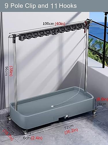 Heavy Duty Household Corner Mop Broom Holder Rack