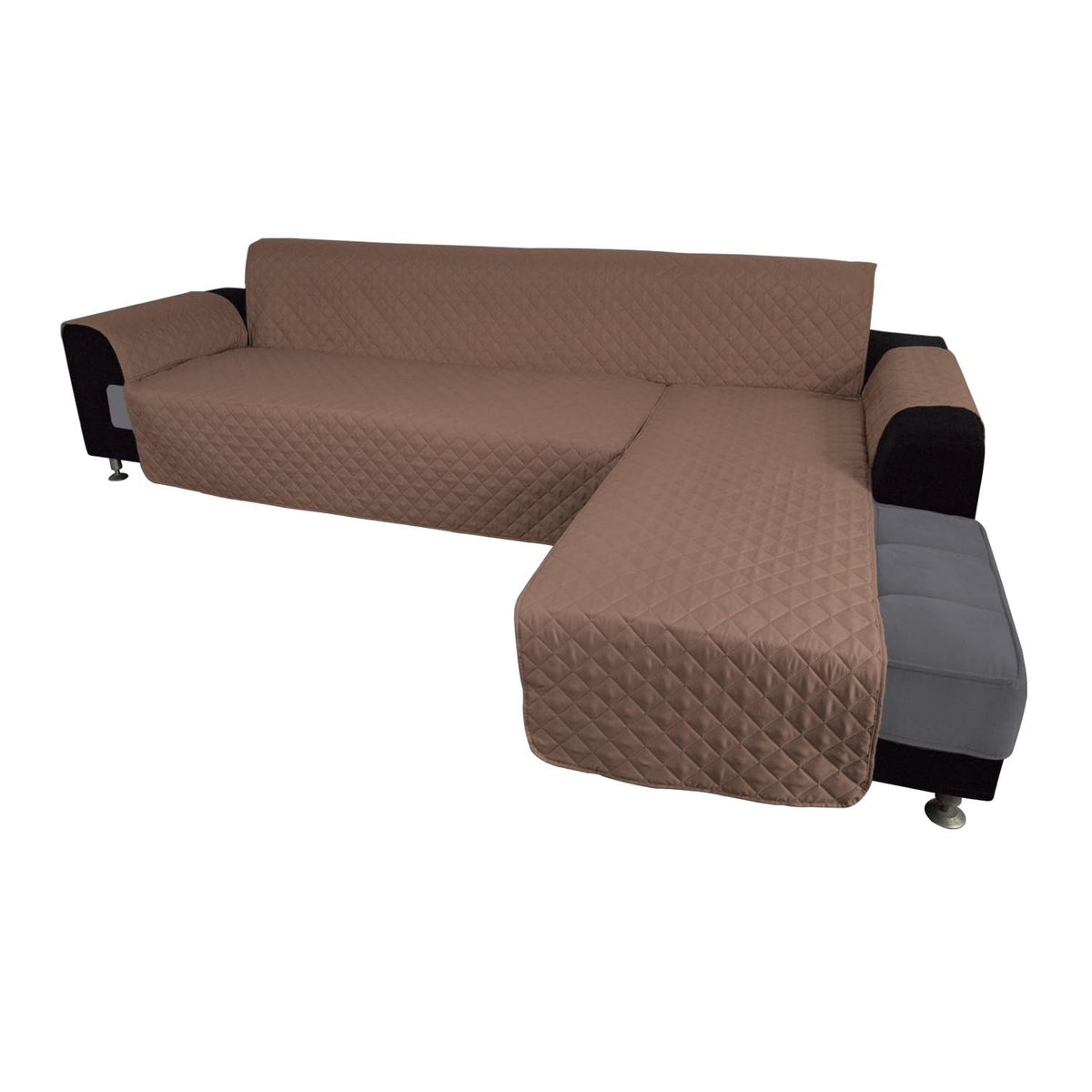 Reversible L Shape Sectional Couch Cover