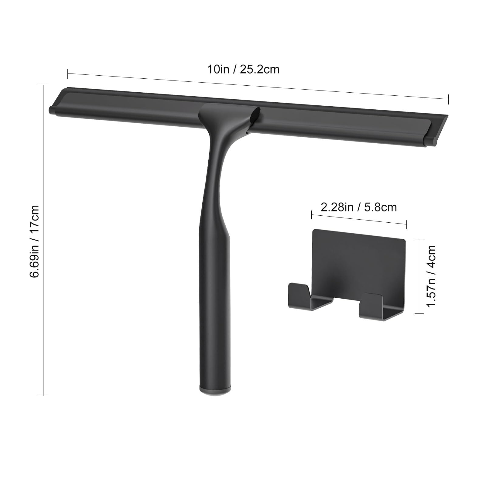 Stainless Steel Shower Squeegee for Glass Doors