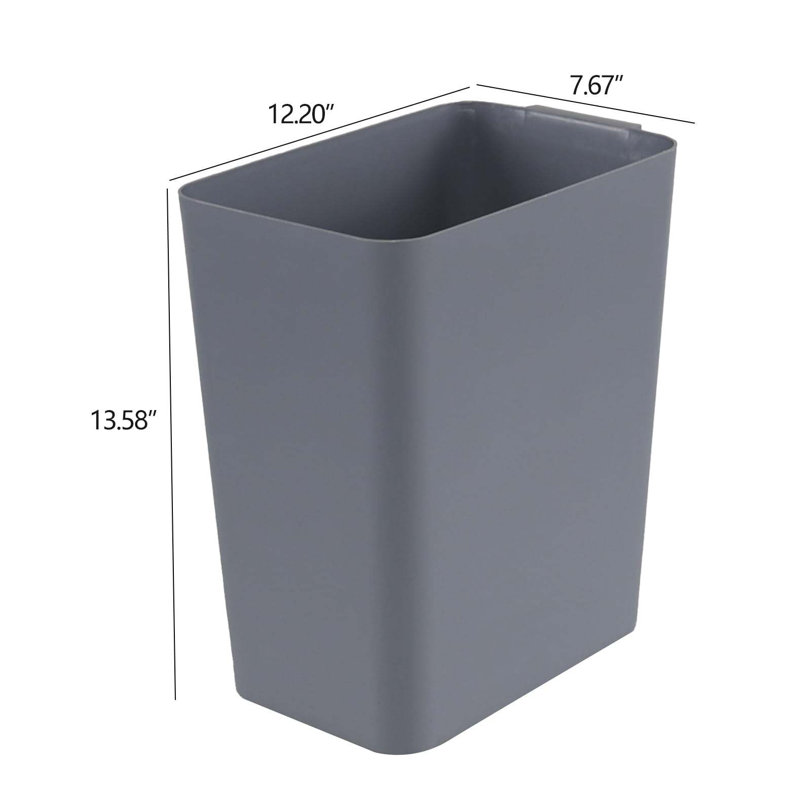 4.5 Gallon Small Plastic Waste Basket (3 Count)