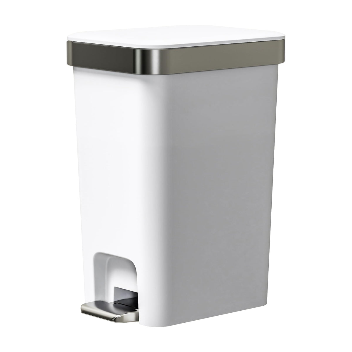 Small Bathroom Trash Can with Lid