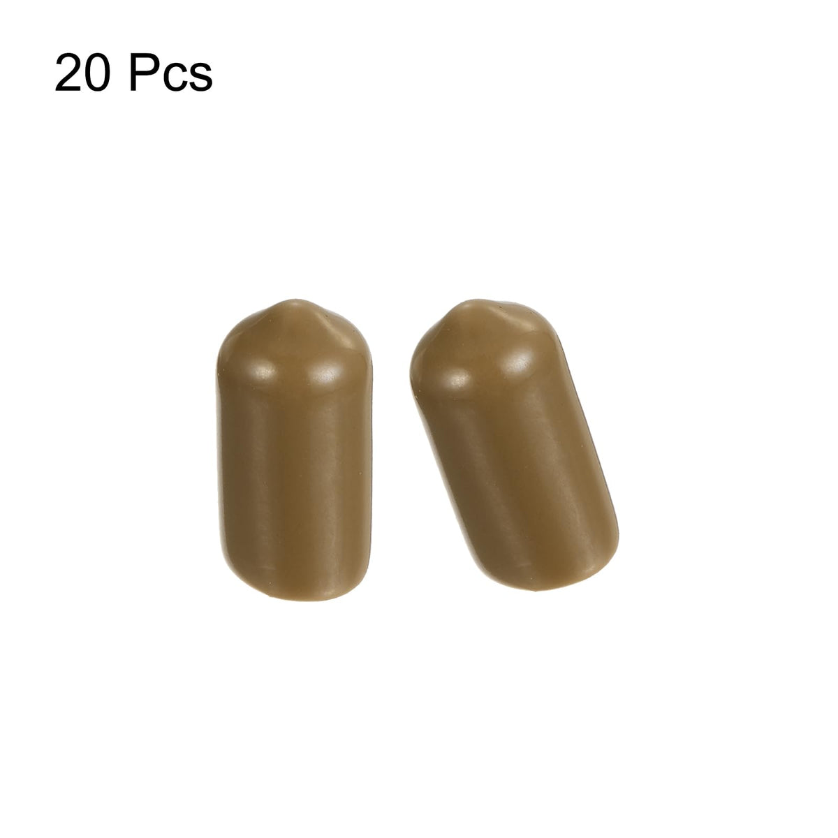 20pcs Rubber End Caps 8mm