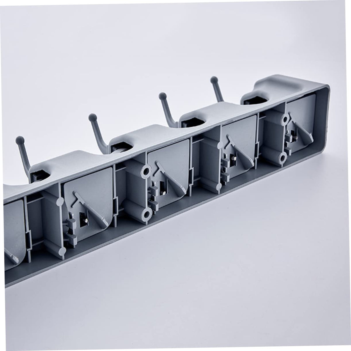 Sturdy Plastic Mop Holder Wall Mount Dual