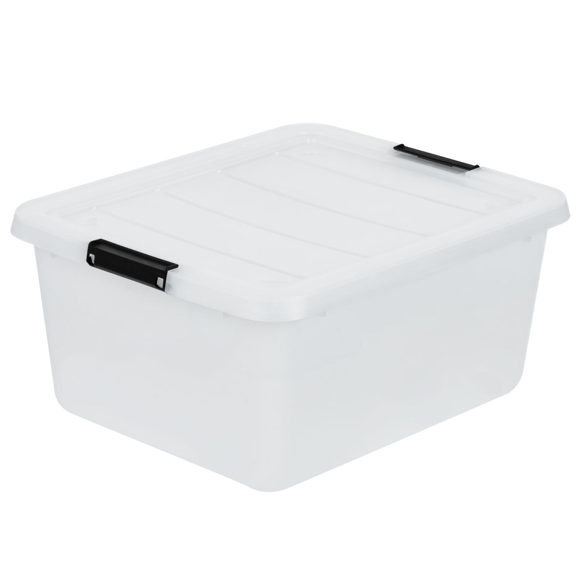 18 Quart Clear Storage Organizer with Removable Dividers