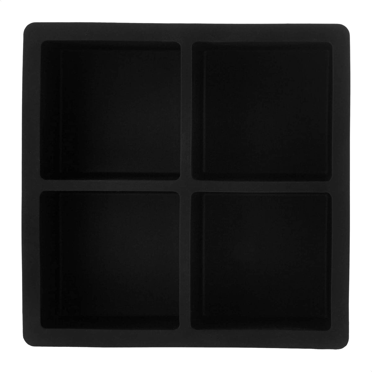 Large Silicone Square Ice Cube Trays for Freezer (2 Count)