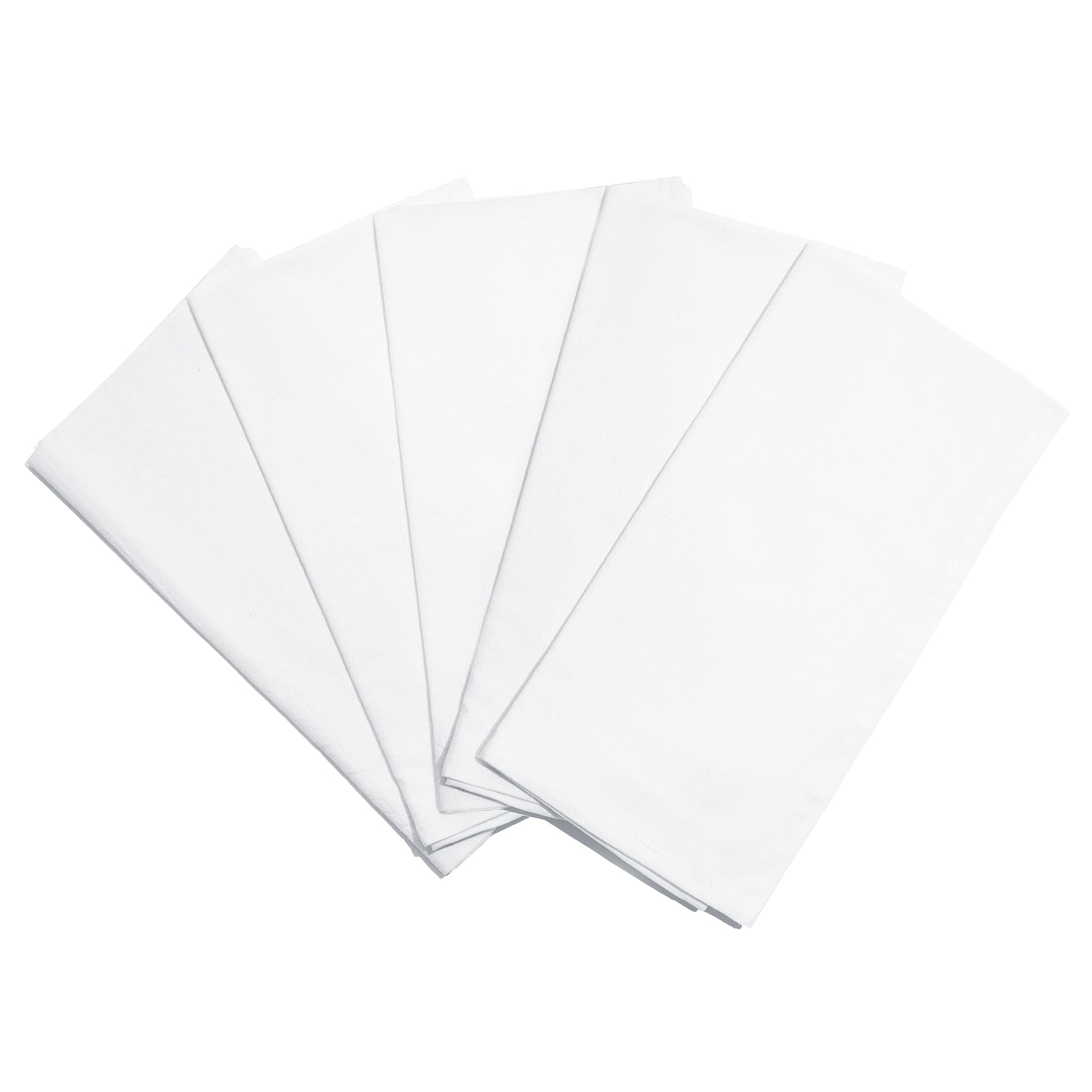 Organic Cotton Tea Towels for Embroidery (5 Count)