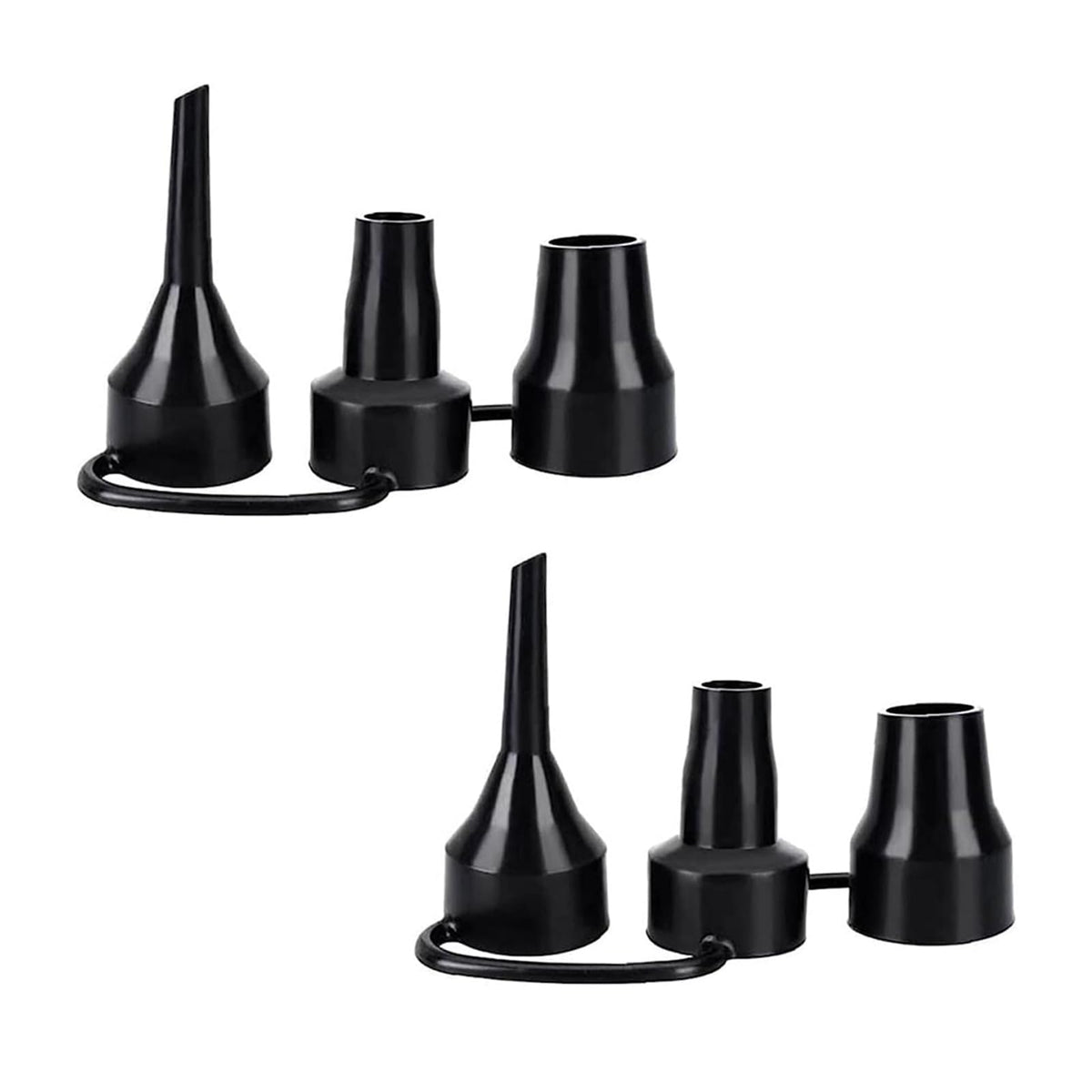 2pcs 3 Sizes Inflatable Pump Nozzles Head