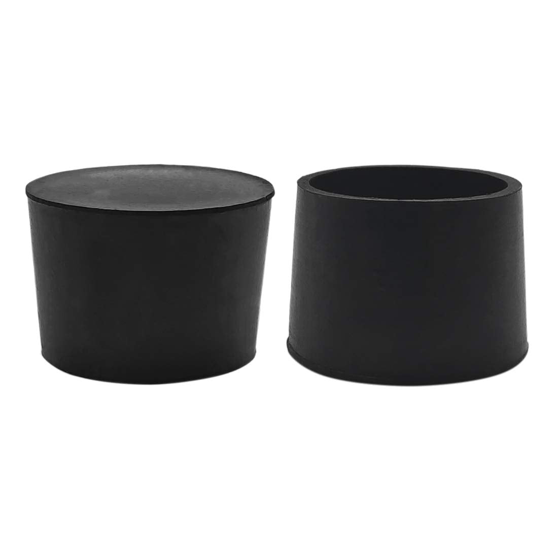 4 Pieces 40mm Rubber Chair Leg Caps Round (4 Count)