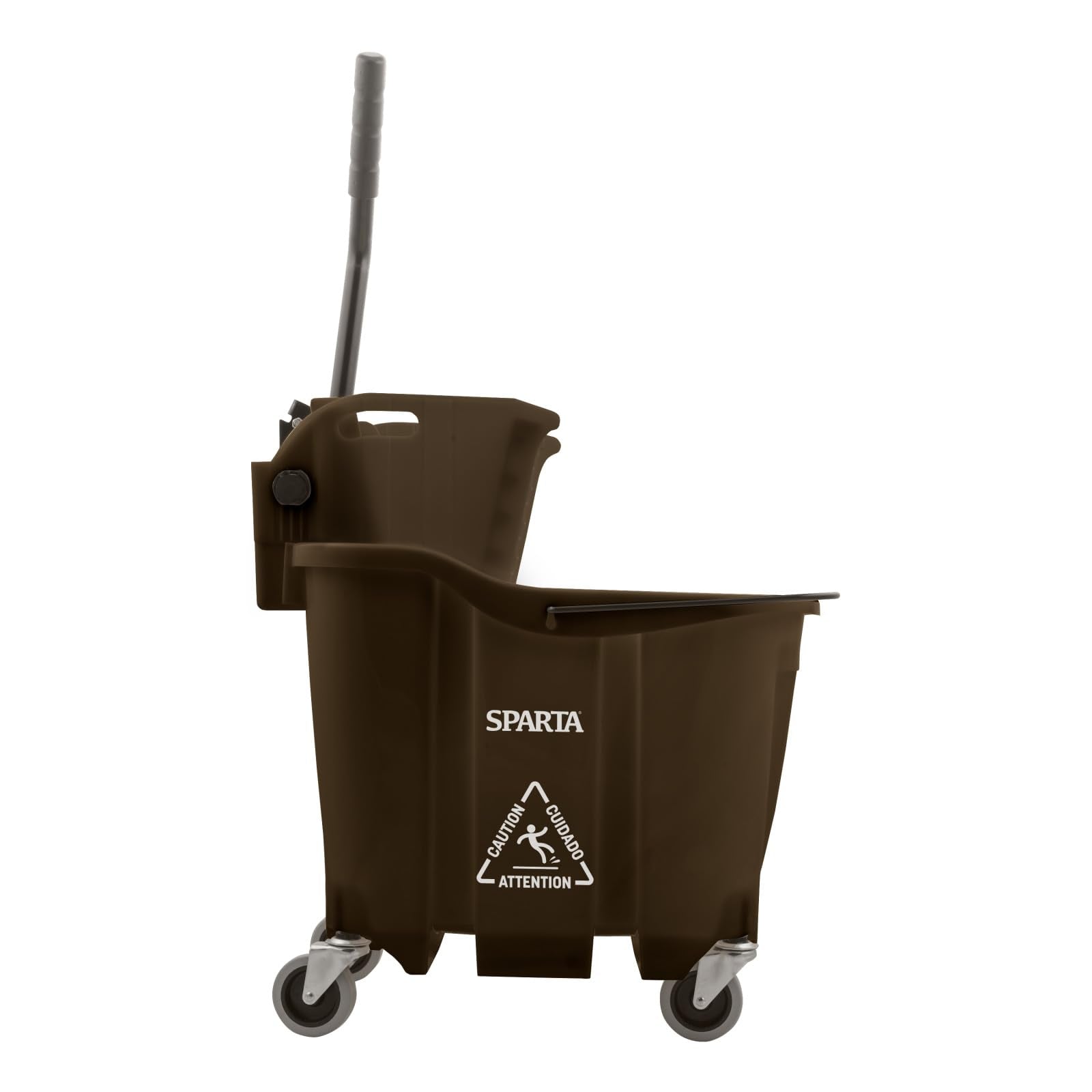 Carlisle FoodService Products Omnifit Mop Bucket with Side Press Wringer for Floor Cleaning