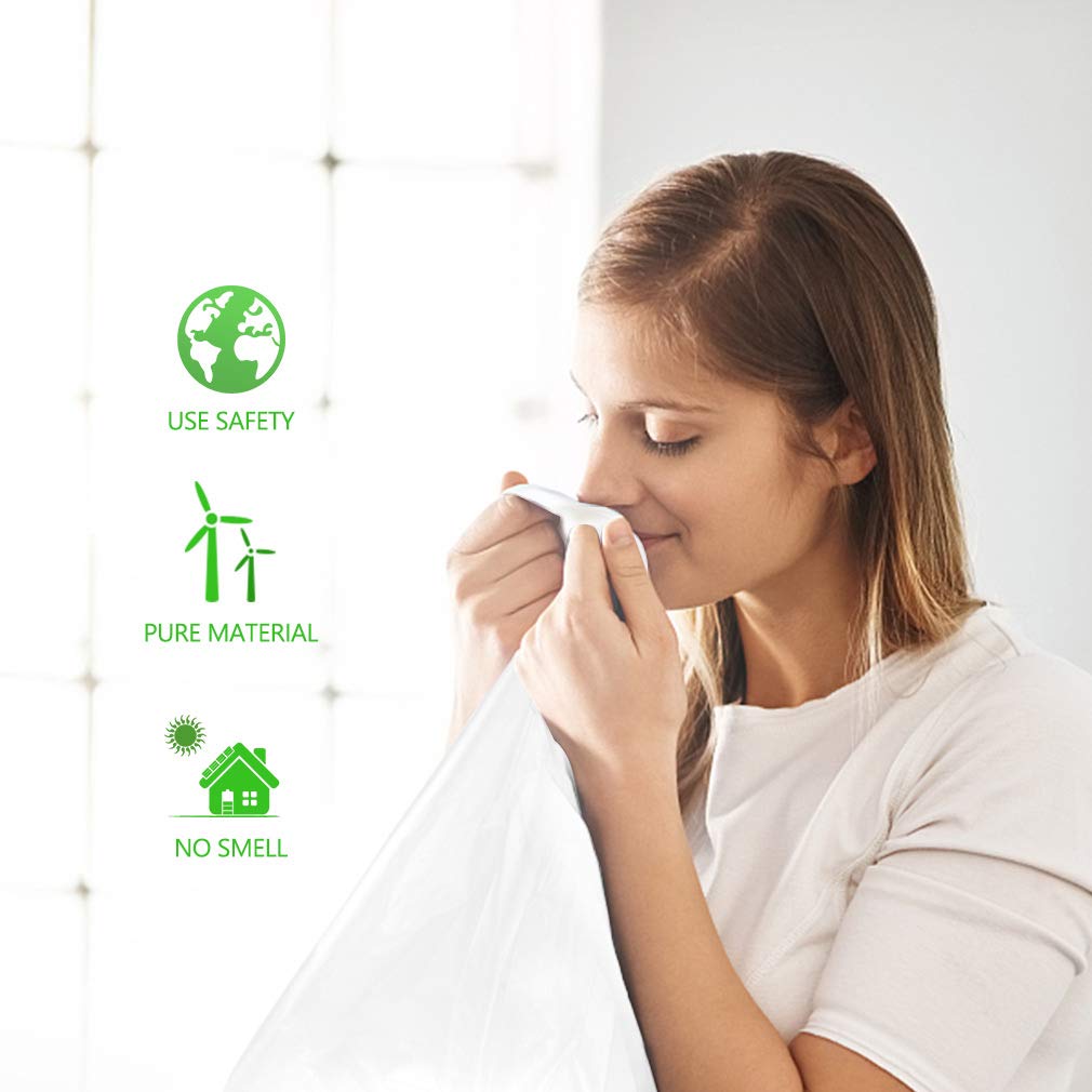 Clear Trash Bags 7 Gallon 120 Count Kitchen Garbage Bags Unscented