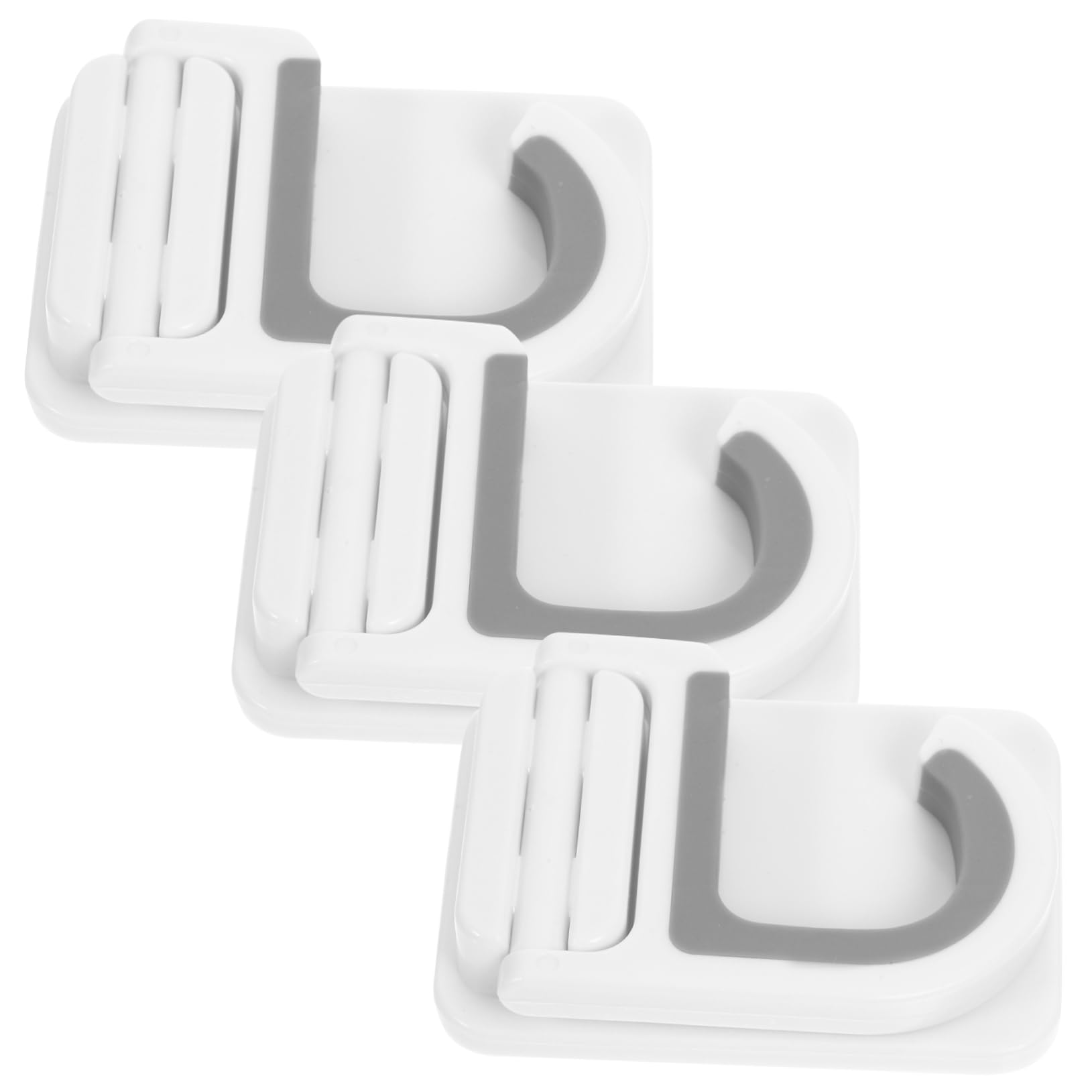 3pcs Mop Holder Broom Organizer Wall Mount Hooks for Hanging Hardwood Floor Mop