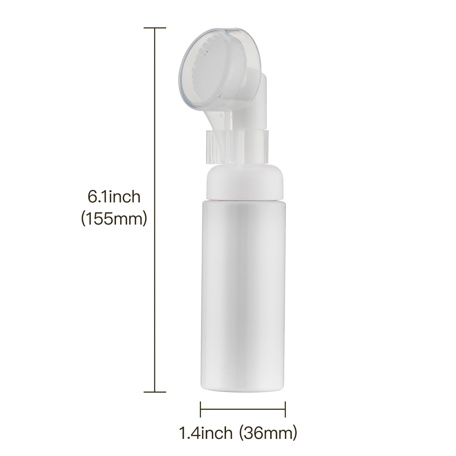 2 OZ Foam Bottle with Brush (3 Count)