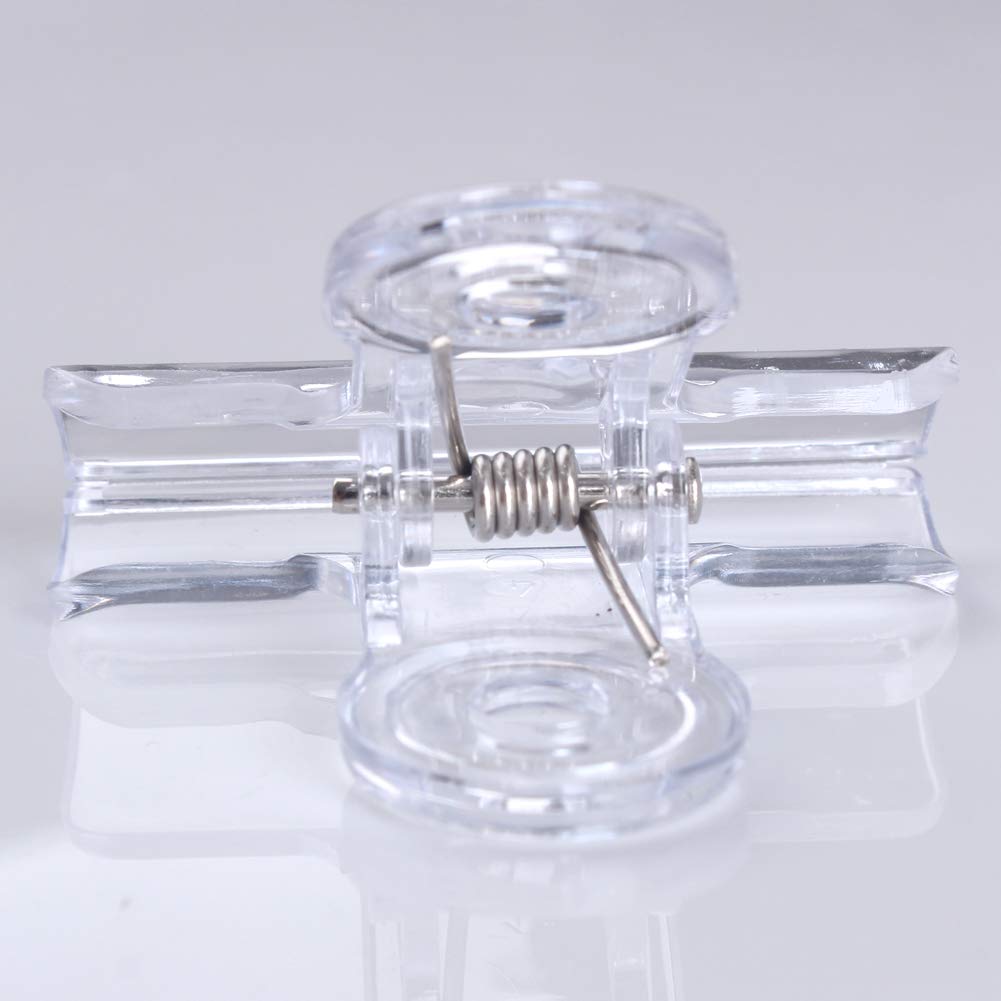 30 Pack Plastic Clear Clips Clamps (30 Count)