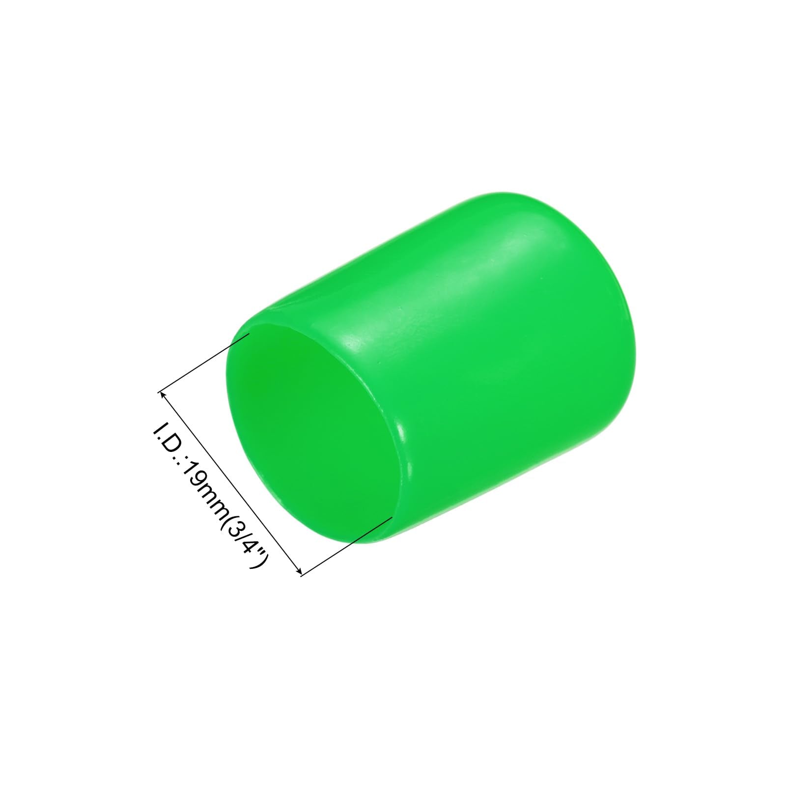 20pcs Rubber End Caps 19mm