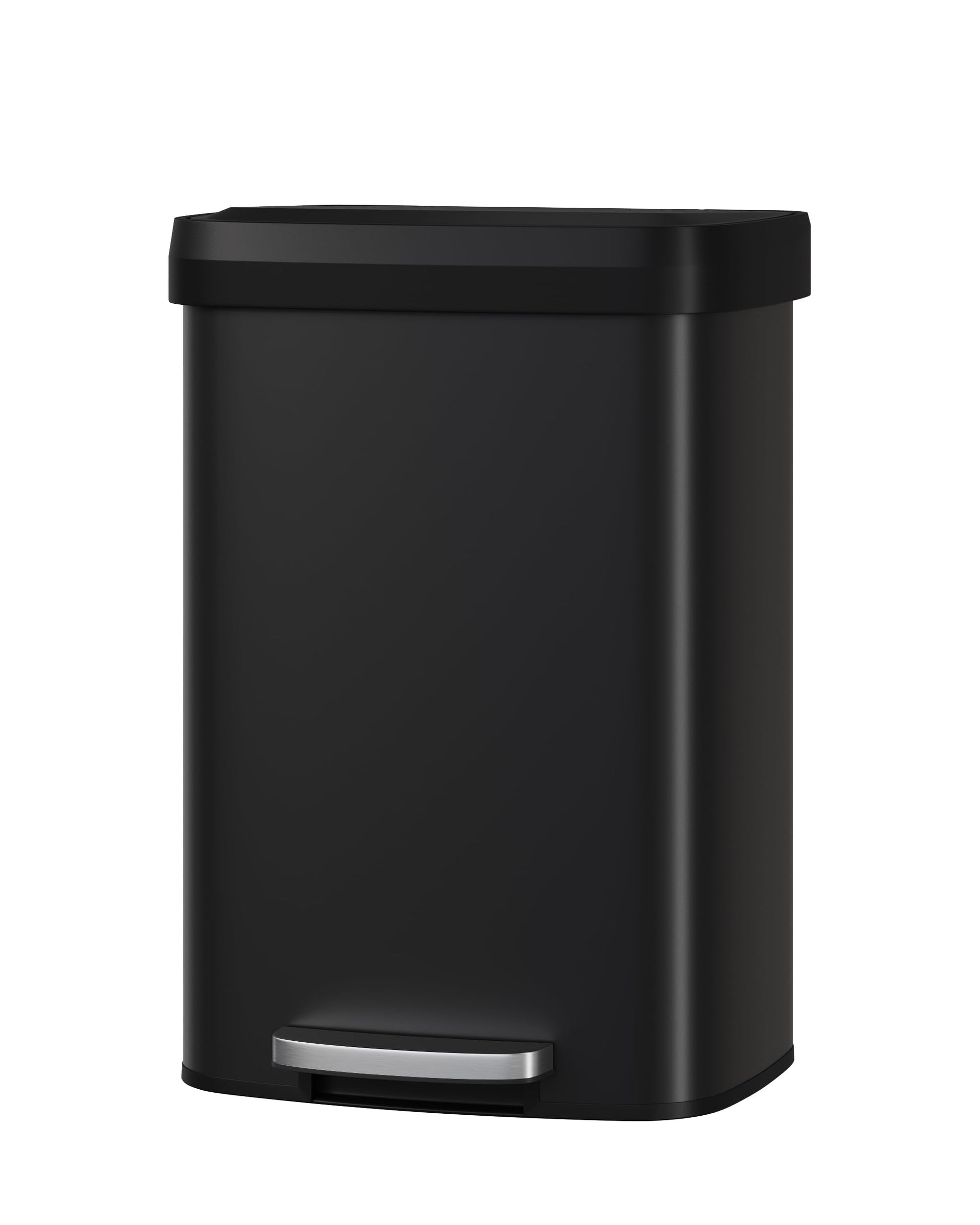 13 gal 50 L Metal Trash Can with Lid