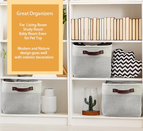 15" x 11" Large Fabric Storage Bin (3 Count)