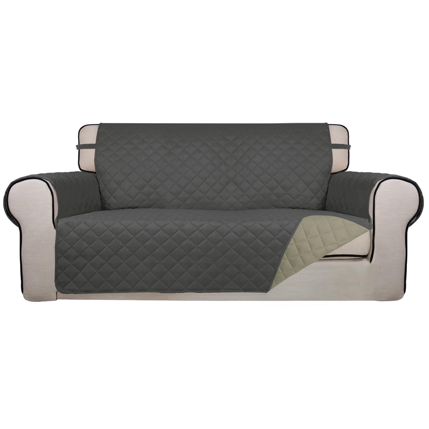 Reversible Quilted Couch Covers for Dogs Loveseat Sofa Cover 54"