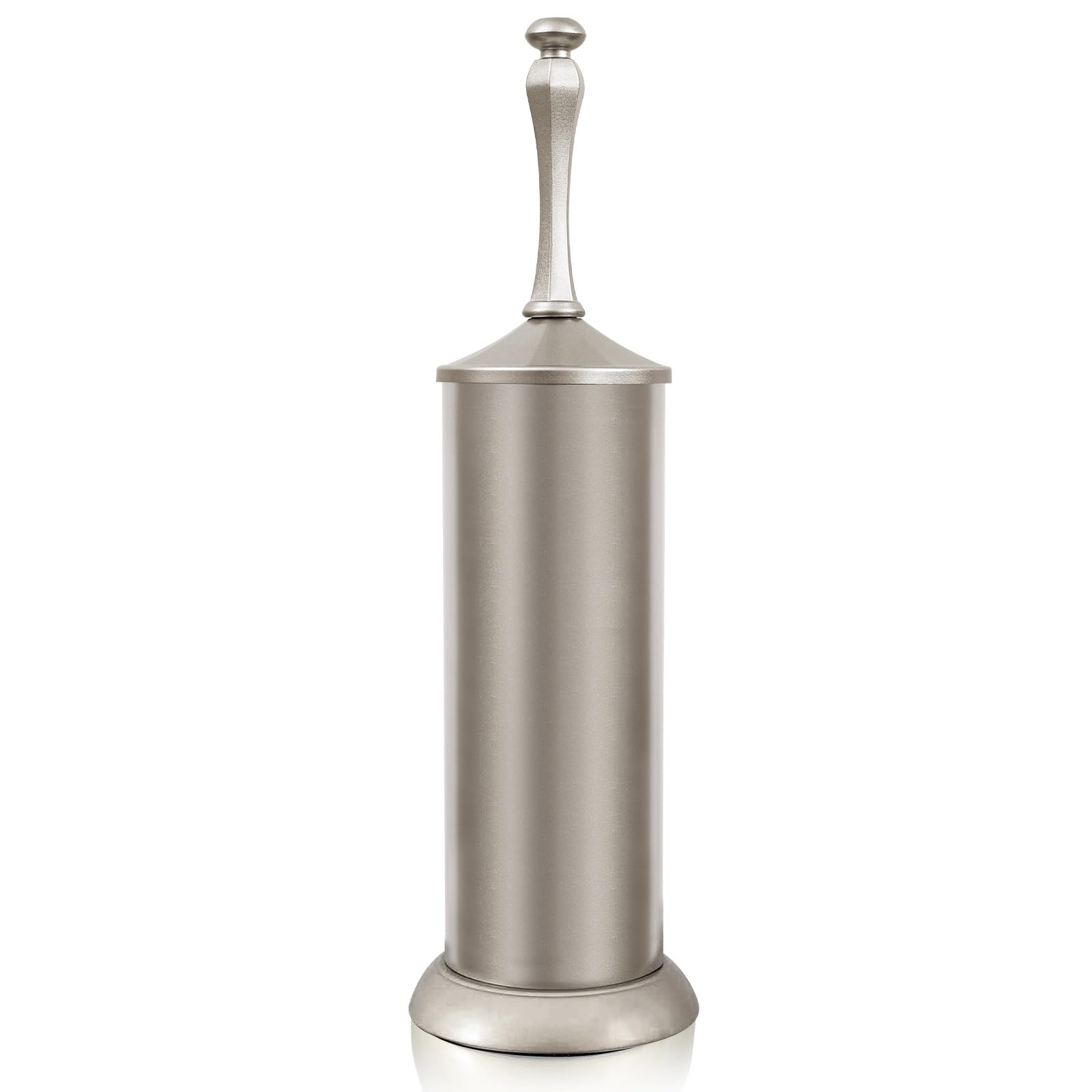 Stain Nickel Toilet Brush and Holder