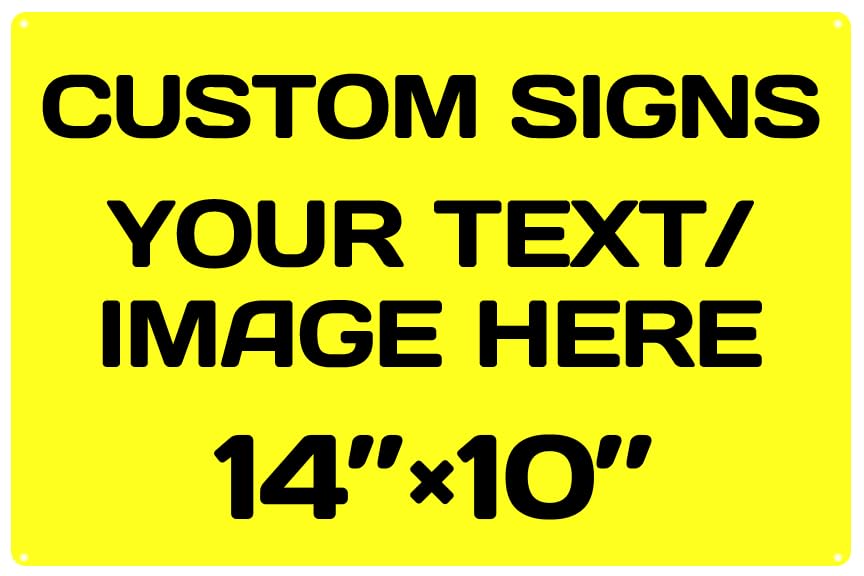 Personalized signs