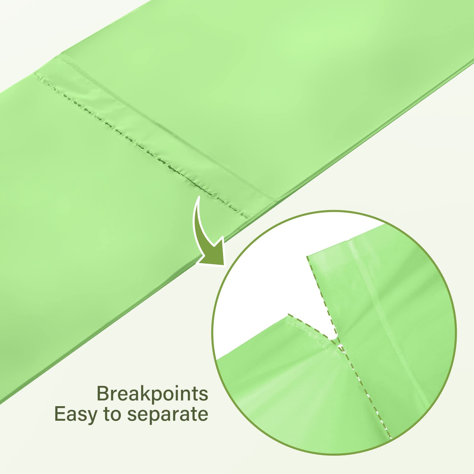 Compostable Trash Bags 2.6 Gallon 100 Counts Compost Small Garbage Bag for Kitchen Bathroom BPI Certified